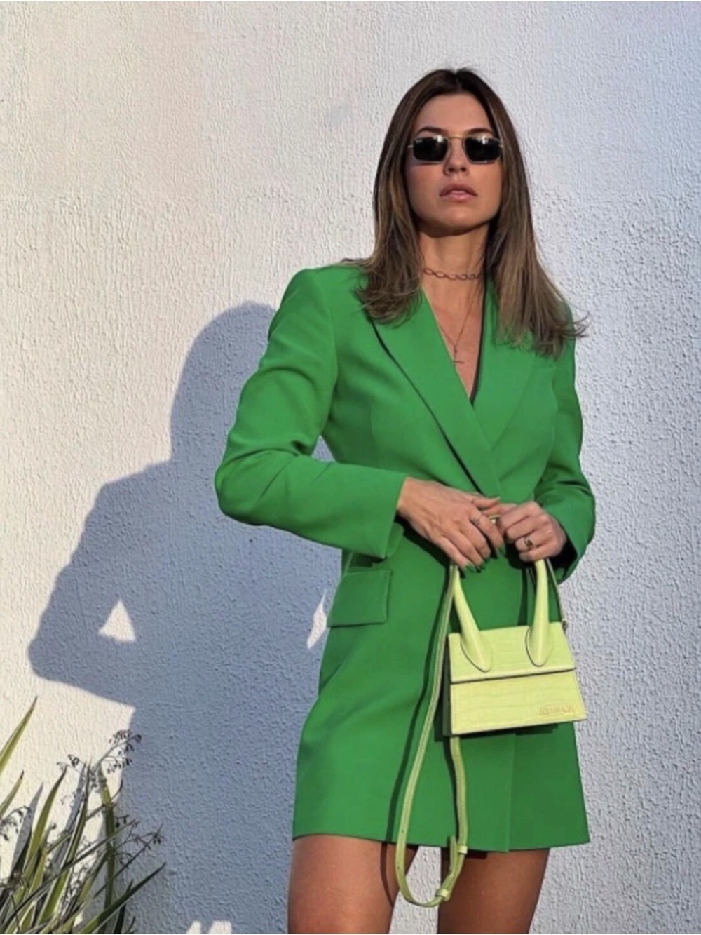 Zara Green Blazer Dress - XS